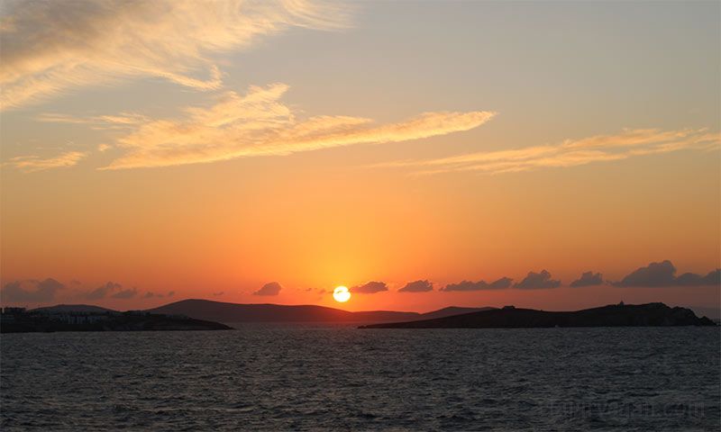 Atardecer en Miconos